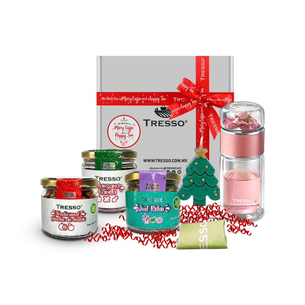 Regalo botella y 3 tisanas + vela - TRESSO® 