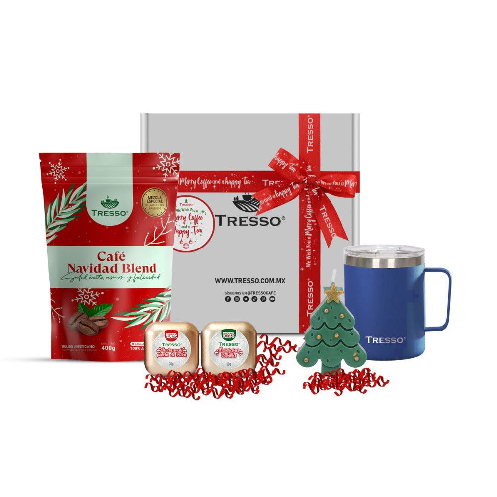 Regalo especial con taza de acero y mini tisanas - TRESSO® 