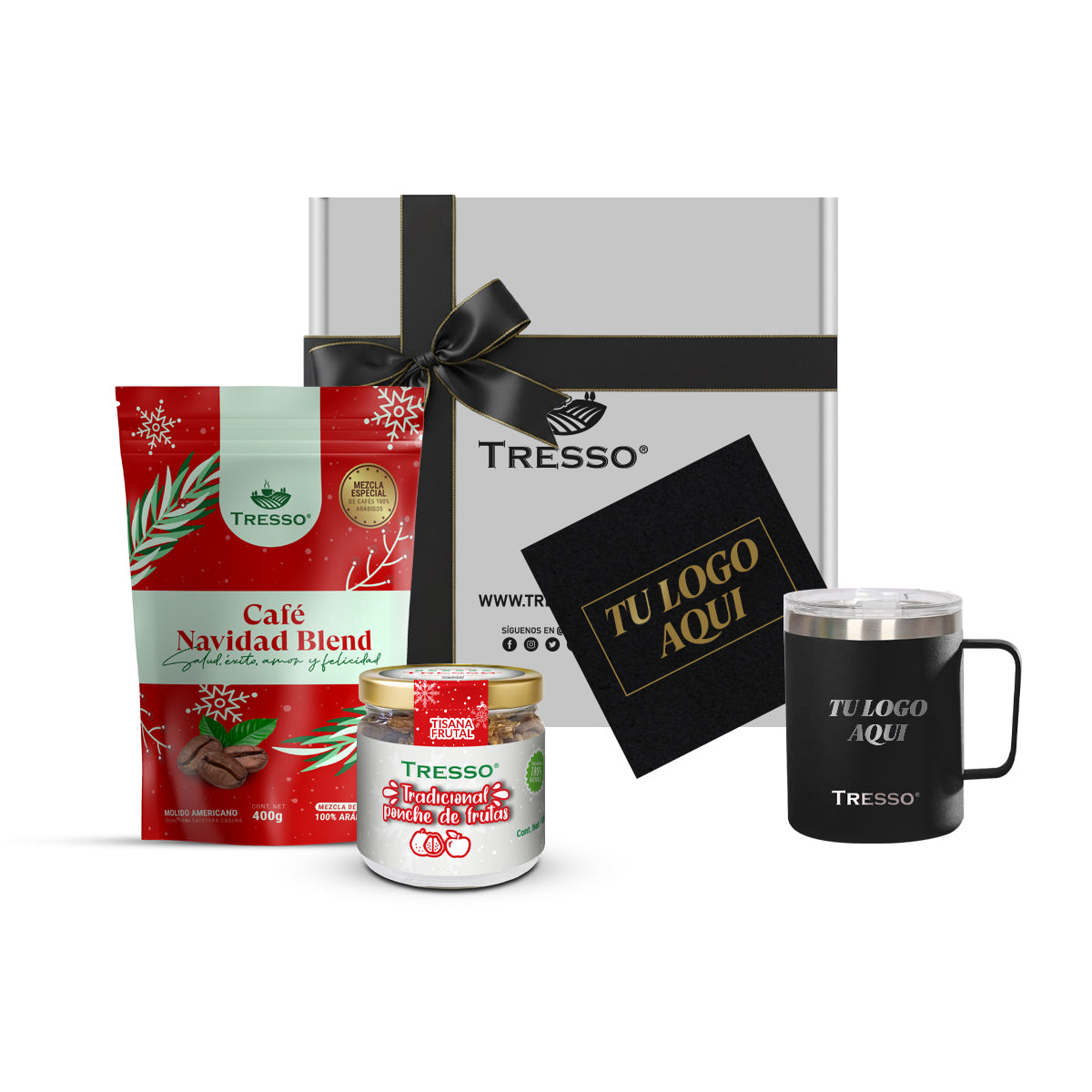 Regalo Corporativo especial con taza de acero y tisana