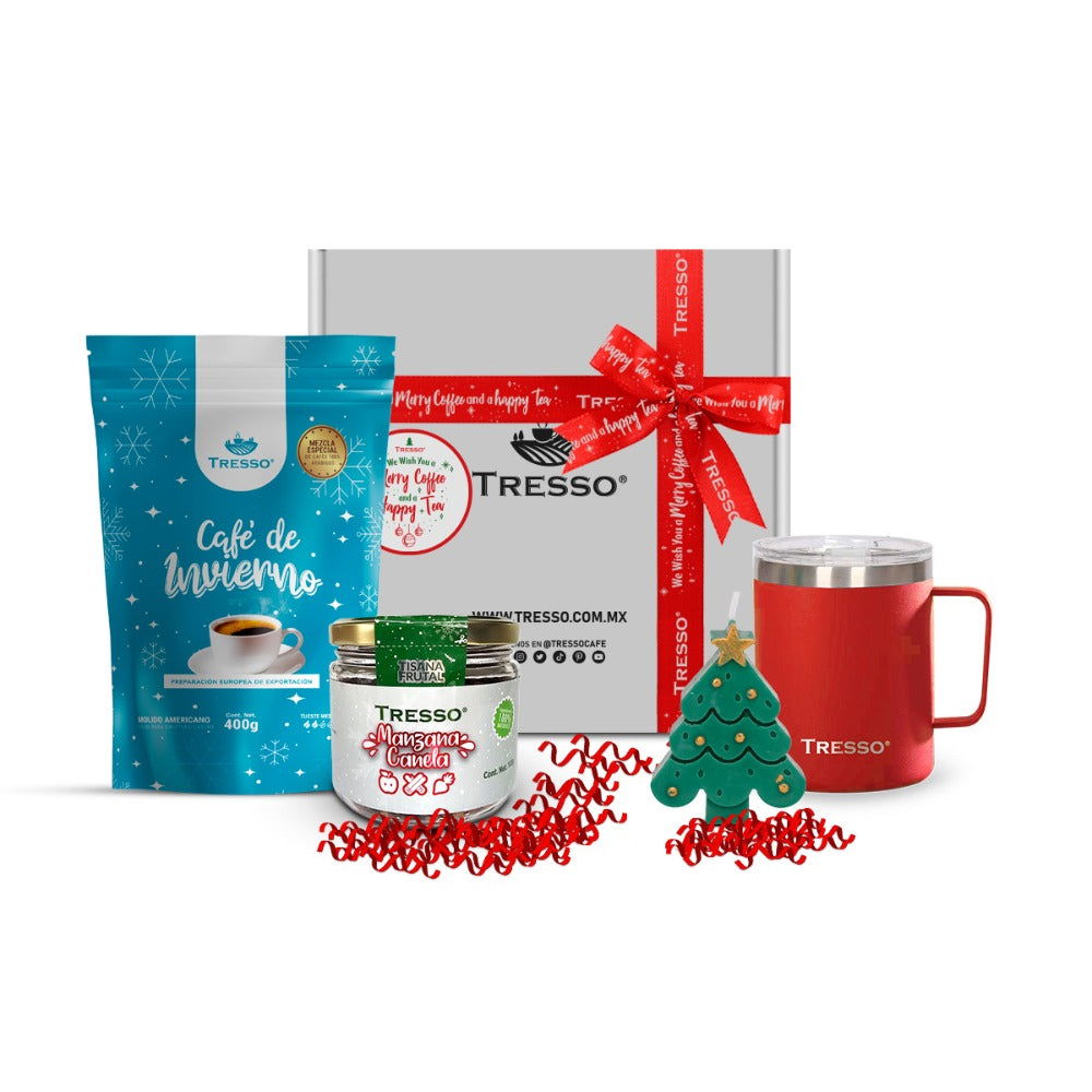 Regalo especial con taza de acero y tisana - TRESSO® 