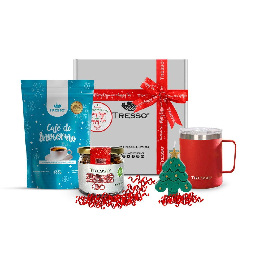 Regalo especial con taza de acero y tisana - TRESSO® 