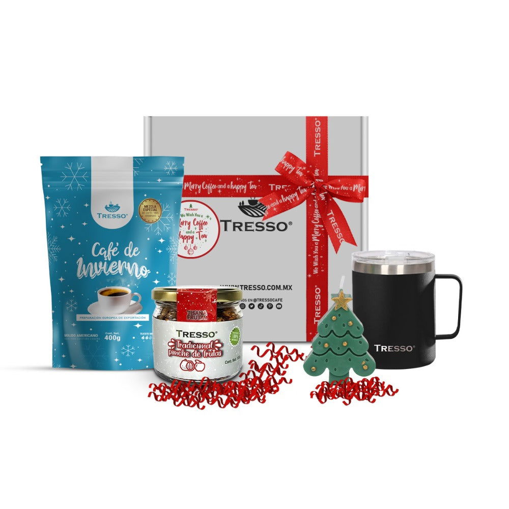 Regalo especial con taza de acero y tisana - TRESSO® 