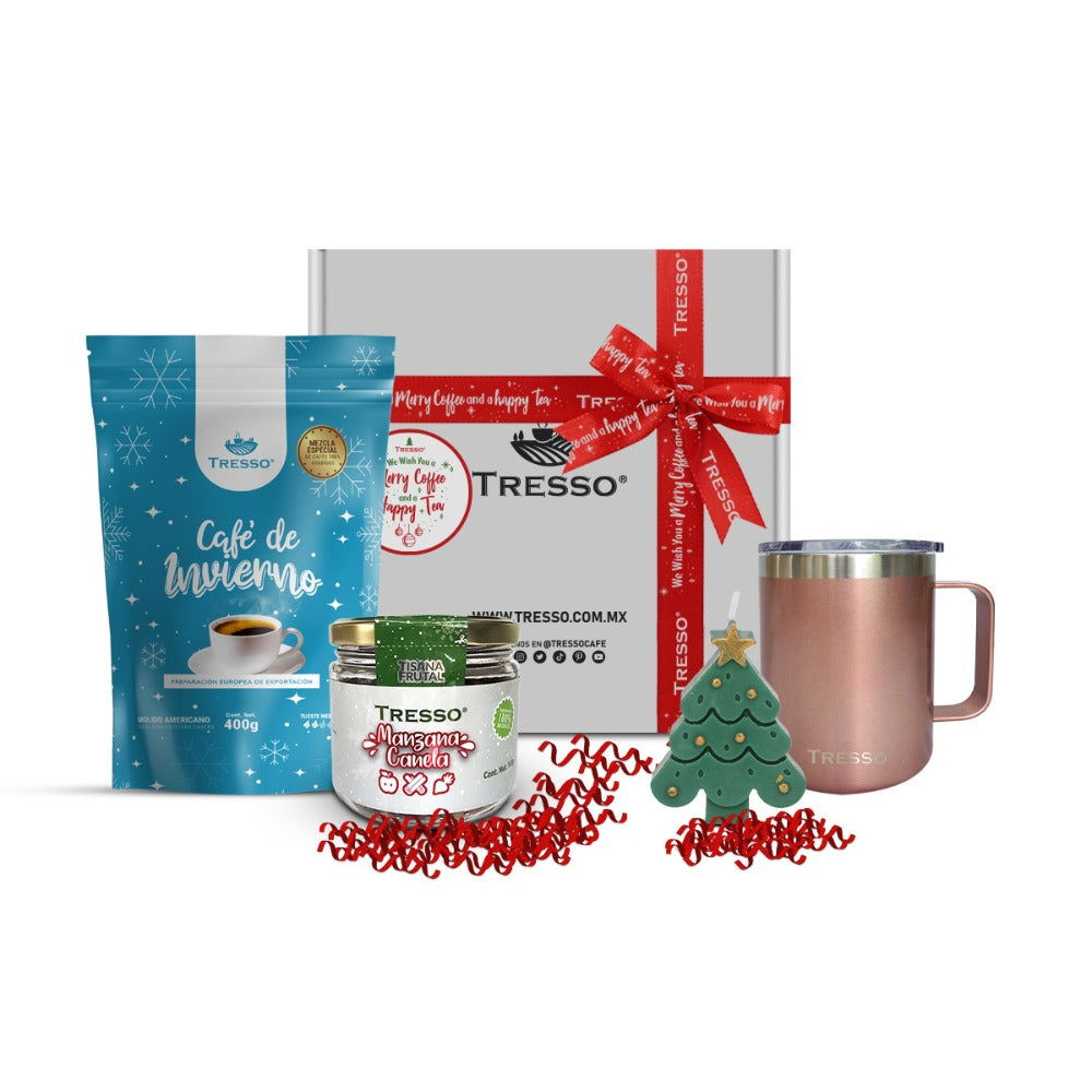 Regalo especial con taza de acero y tisana - TRESSO® 