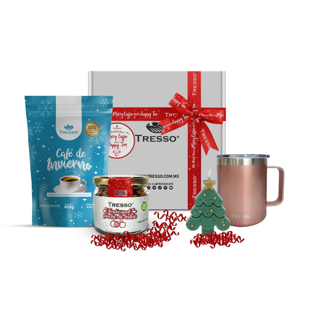 Regalo especial con taza de acero y tisana - TRESSO® 