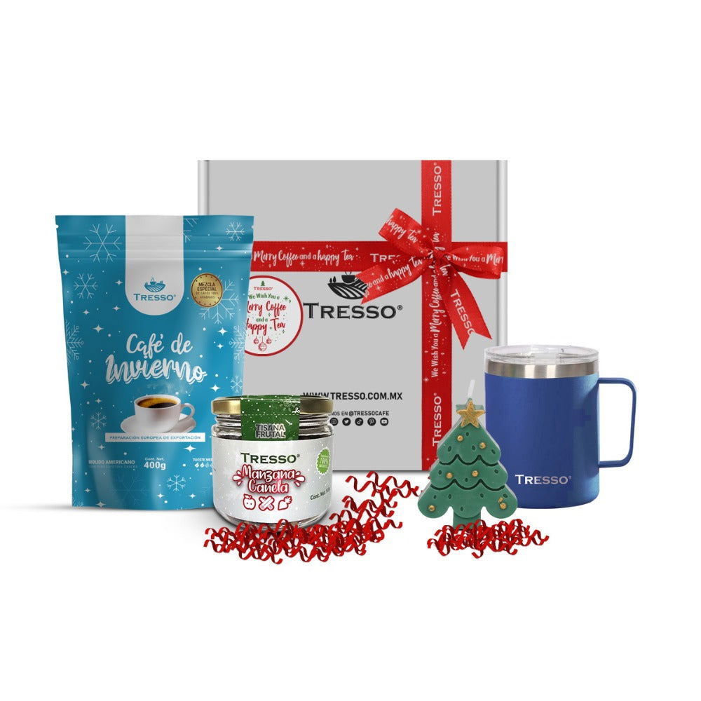 Regalo especial con taza de acero y tisana - TRESSO® 