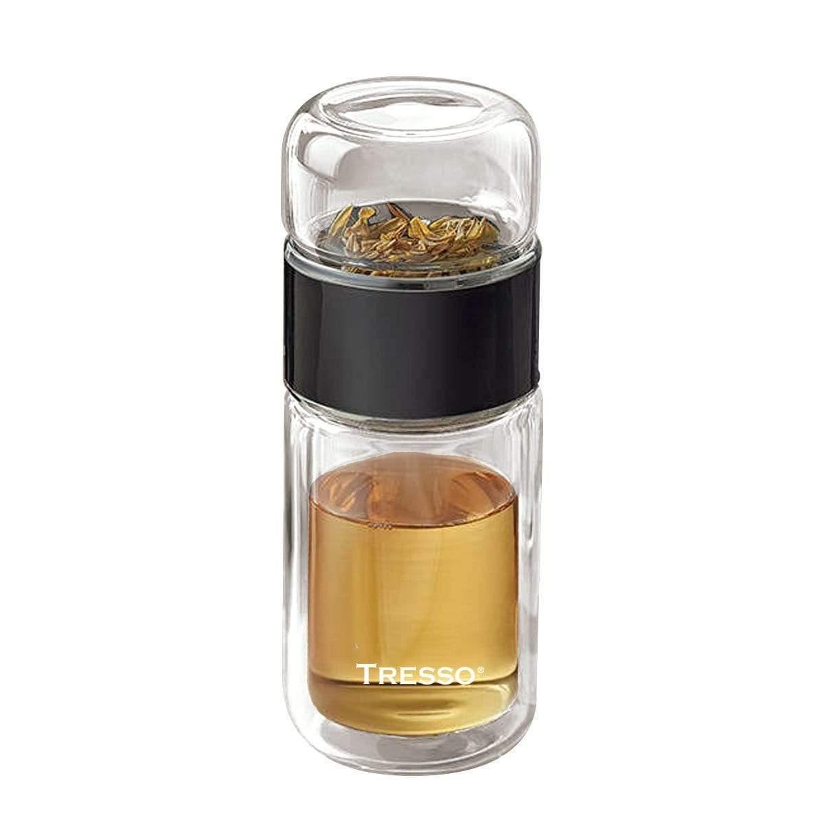 Botella Doble Pared Con Infusor Para Tisana para Él - TRESSO®