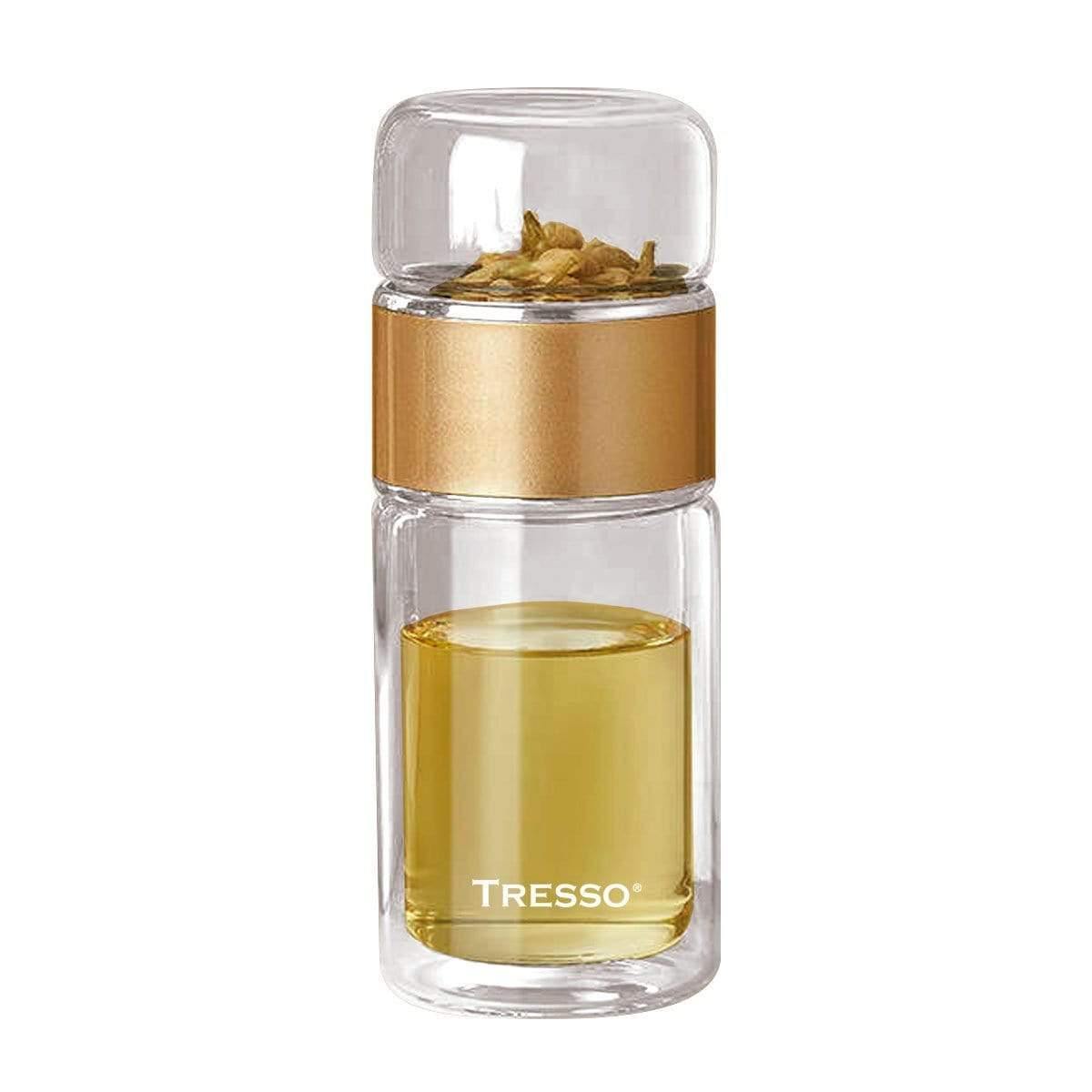Botella Doble Pared Con Infusor Para Tisana para Él - TRESSO®