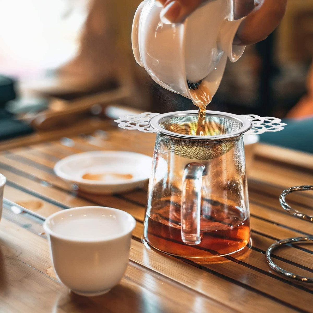 Infusor de malla metálica de acero inoxidable para té - TRESSO®