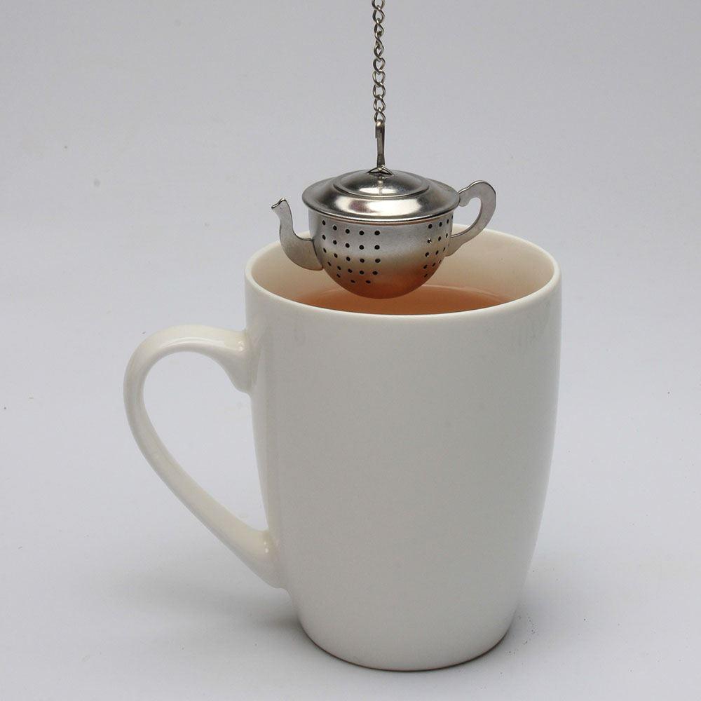 Infusor en forma de tetera de acero inoxidable para té - TRESSO®