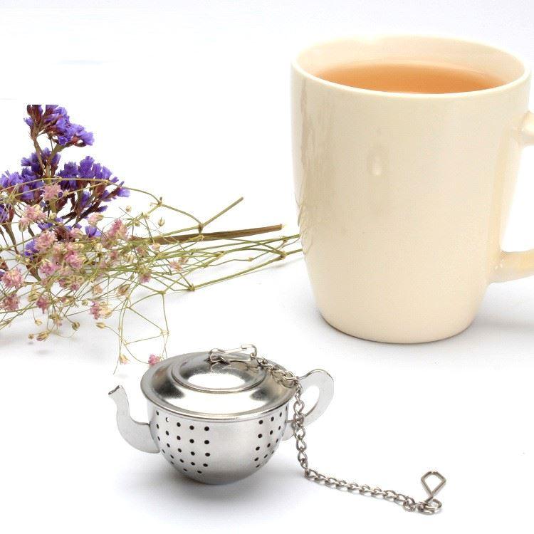 Infusor en forma de tetera de acero inoxidable para té - TRESSO®