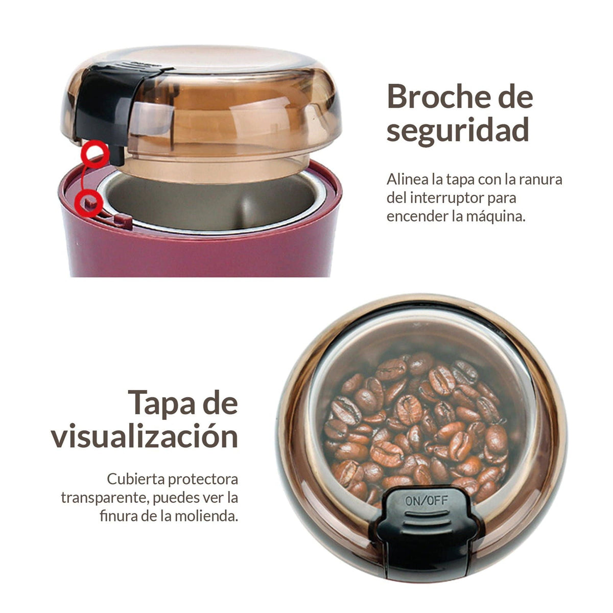Molino Eléctrico de Acero Inoxidable 50 g - TRESSO®