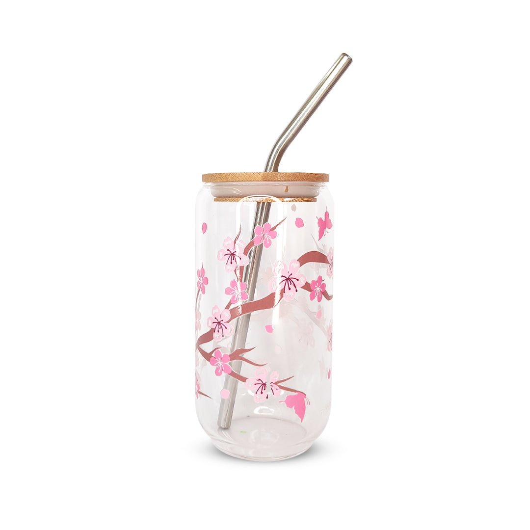Pack 4 vasos de cristal sublimados diferentes diseños 320ml con popote - TRESSO®