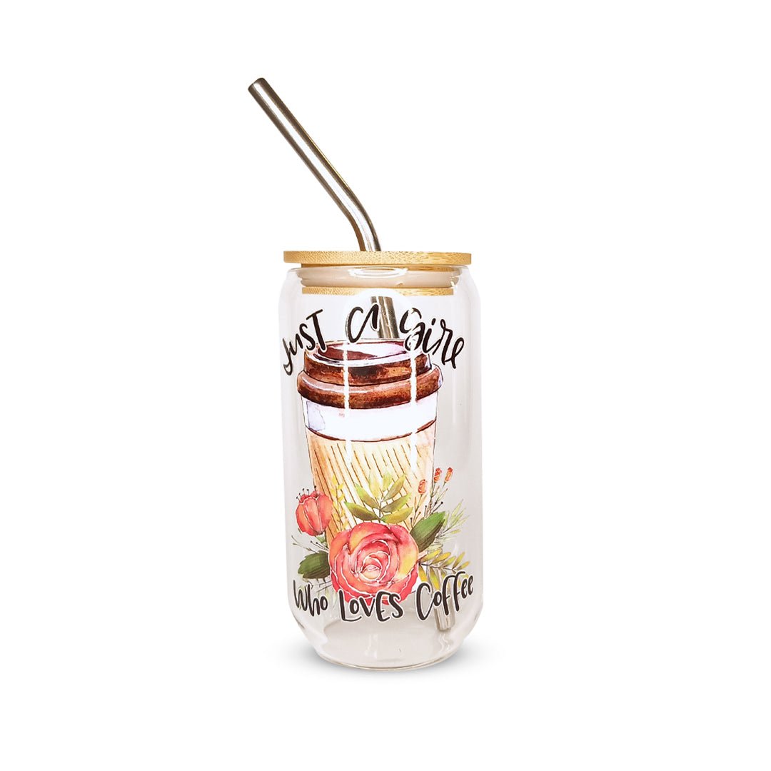 Pack 4 vasos de cristal sublimados diferentes diseños 320ml con popote - TRESSO®