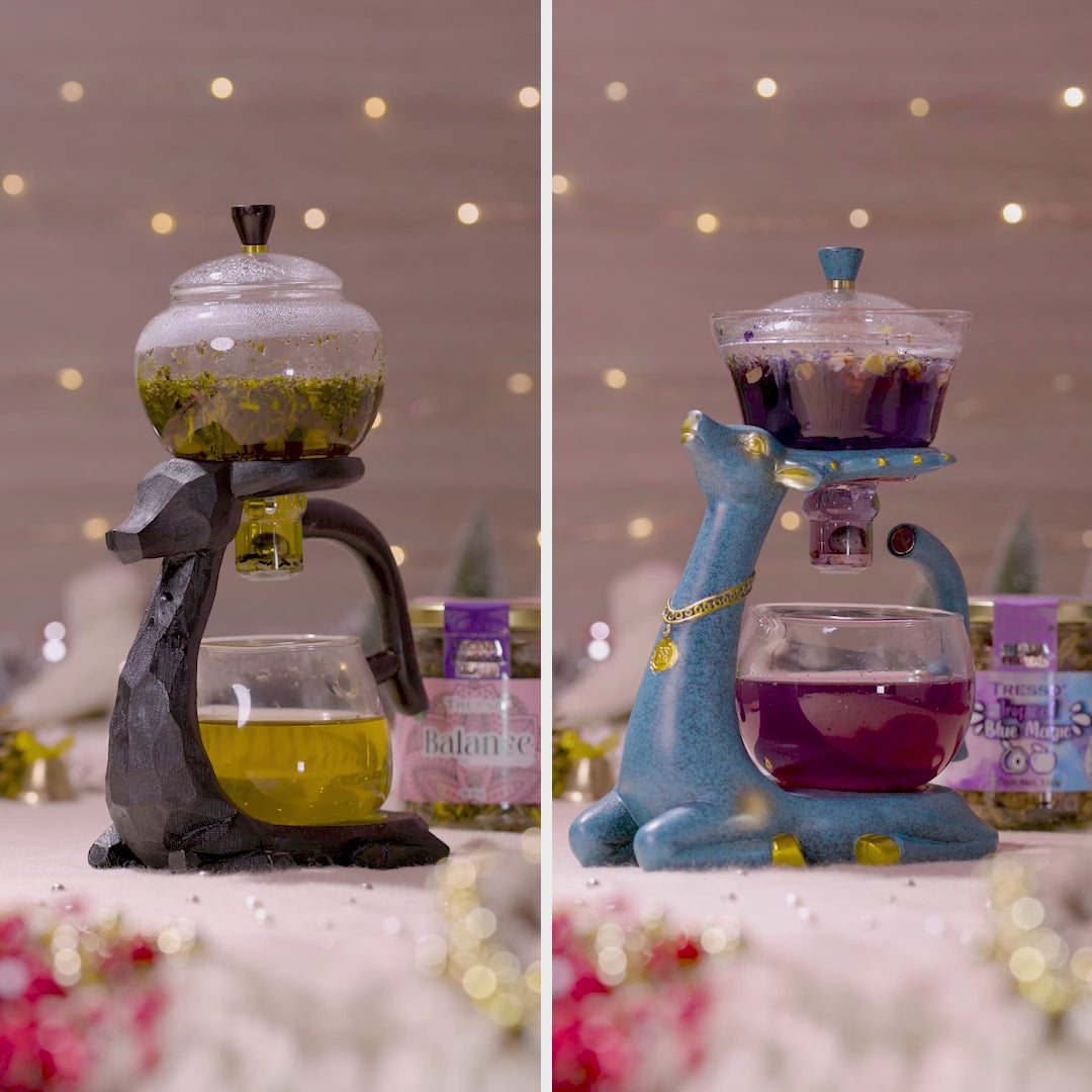 300ml wooden tea/coffee pot and cups
